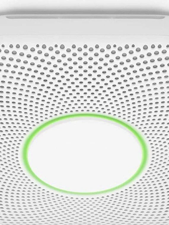 Nest Protect Battery Operated Smoke And Carbon Monoxide Detector - White