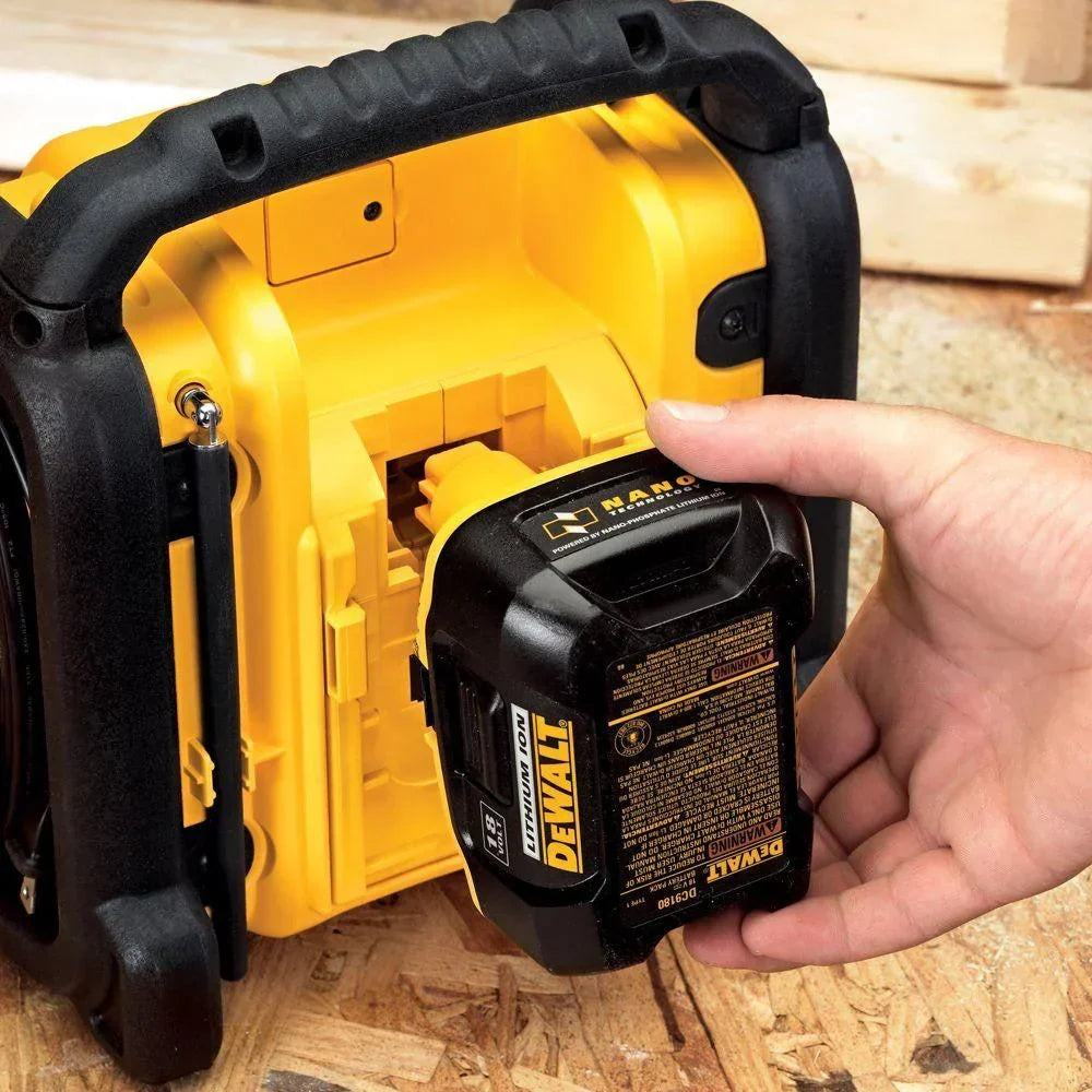 20-Volt Max Compact Corded/Cordless Worksite Radio