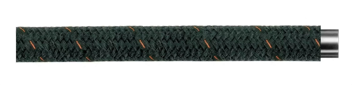 Aeroquip StartLite Racing Hose 6AN 20 ft Black Braided Stainless Steel - FCU0620