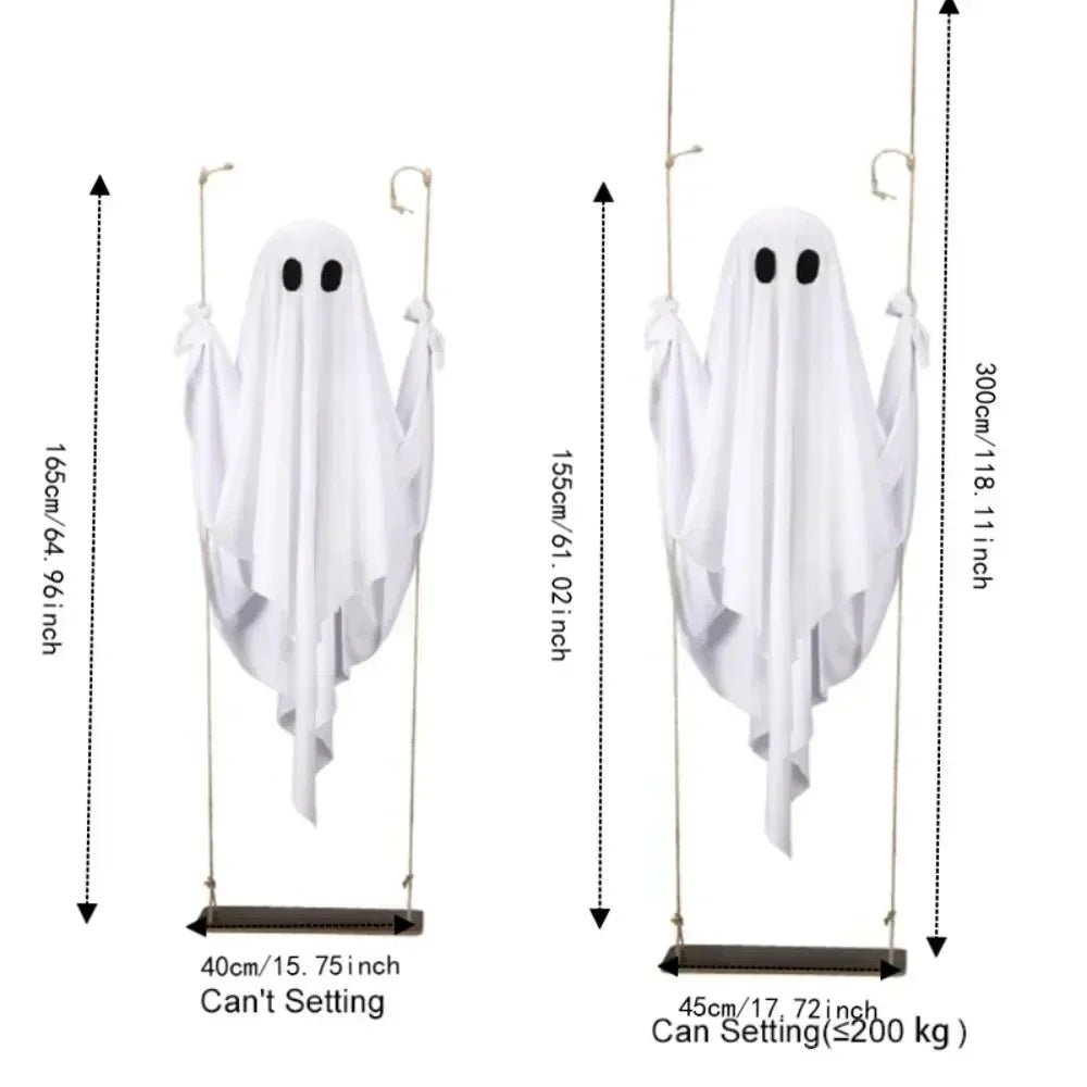 Halloween Decoration Ghost Flying Remote Controlled Swing