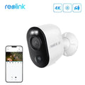 Reolink Argus Series 4K 8MP Battery/Solar-Powered Standalone WiFi Camera With Color Night Vision - Argus 3 Ultra