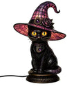 WitchLight™ Skull Lamp - Gothic Halloween Stained Glass Accent Lamp