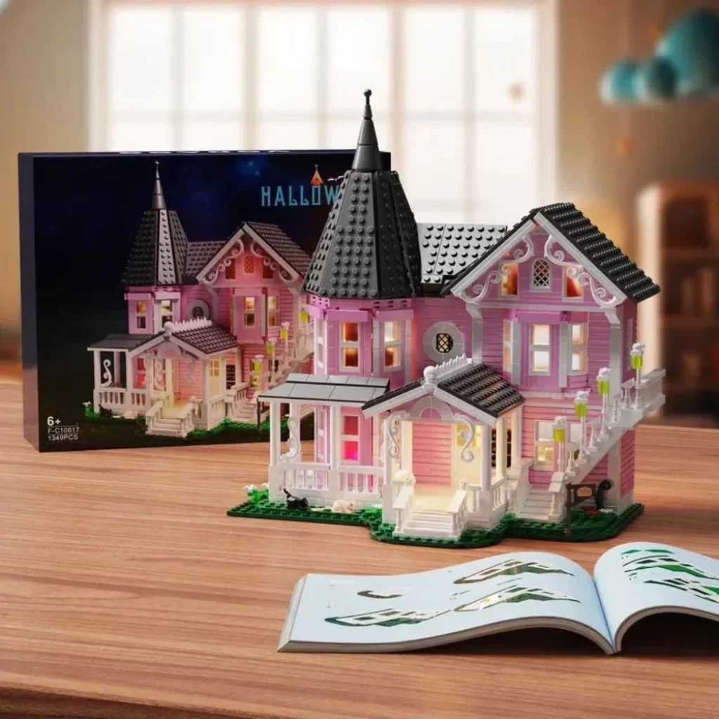 1,349-Piece Illuminated Halloween Building Block Set