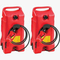 Scepter Flo N' Go DuraMax 14 Gallon Portable Fuel Tank With Pump, 2 Pack, Red