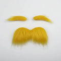 Halloween Accessories Adhesive Mustache Eyebrows Set Costume