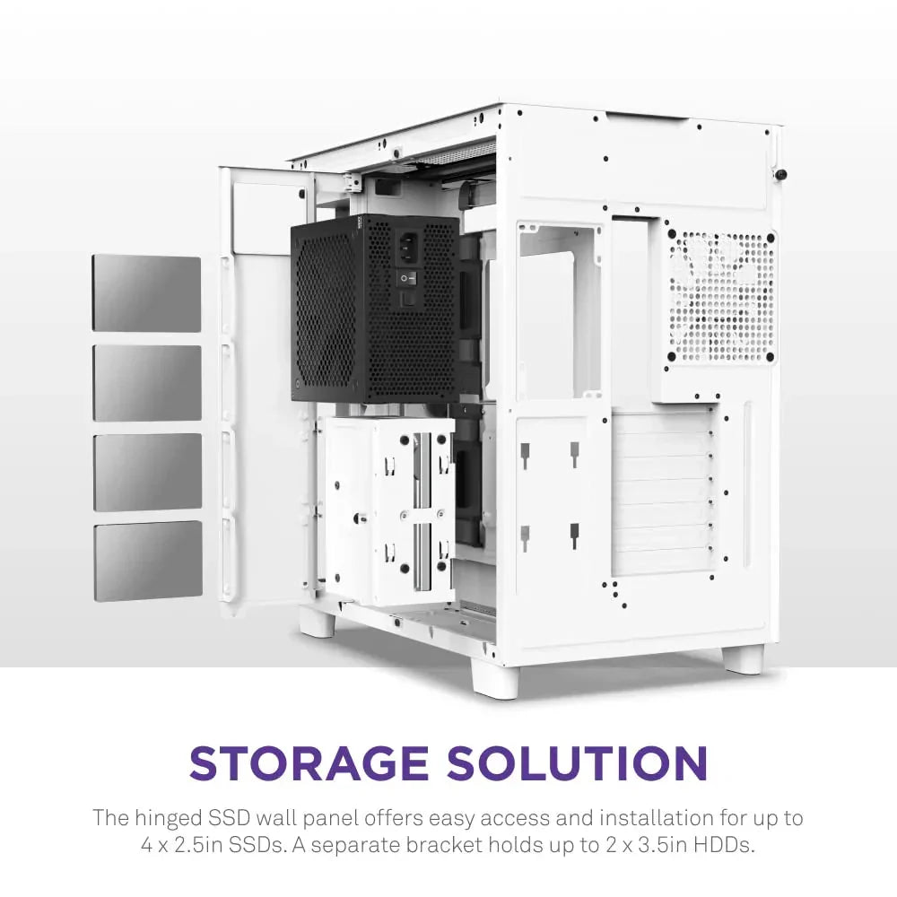Dual-Chamber ATX Mid-Tower PC Gaming Case - H9 Flow