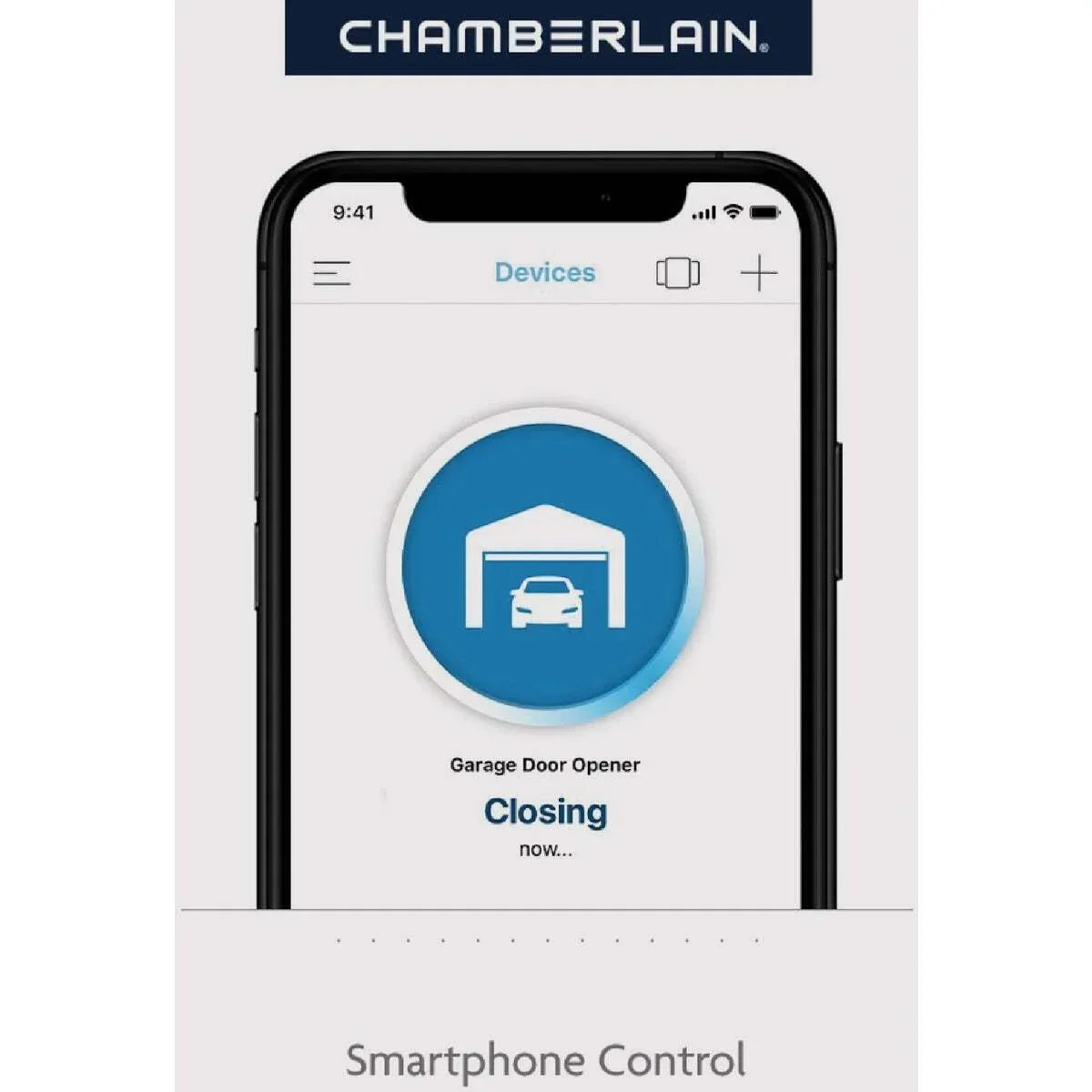 Chamberlain 0.5 HP Chain Drive Smart Garage Door Opener With 7 ft Rail - C2212T