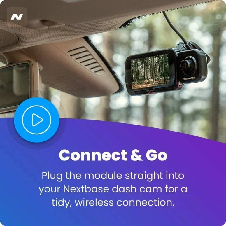 Nextbase Compact Dual Dash Cam Front And Rear 2.5in HD IPS Screen, 1080p Full HD, Black - 222X