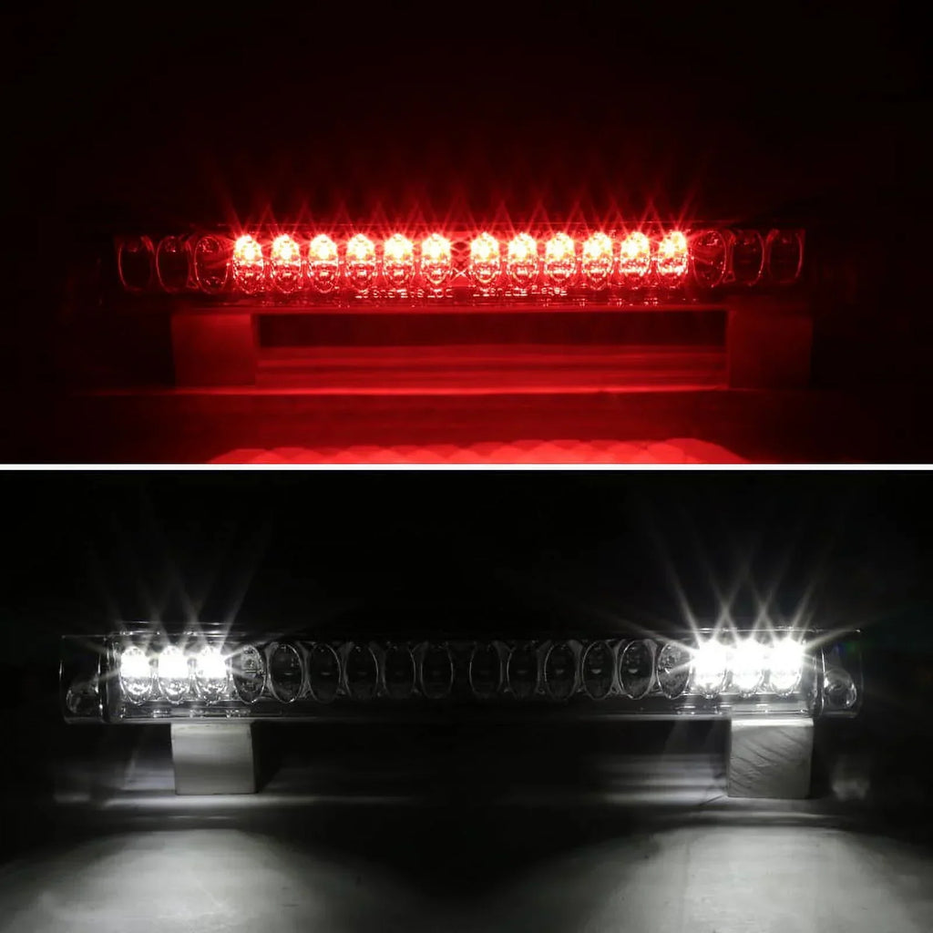Spec-D Tuning Black LED Strip Projector Headlights With 6-LED Fog Lamps - Ford F150 Flareside 1997-2003, 04 Heritage