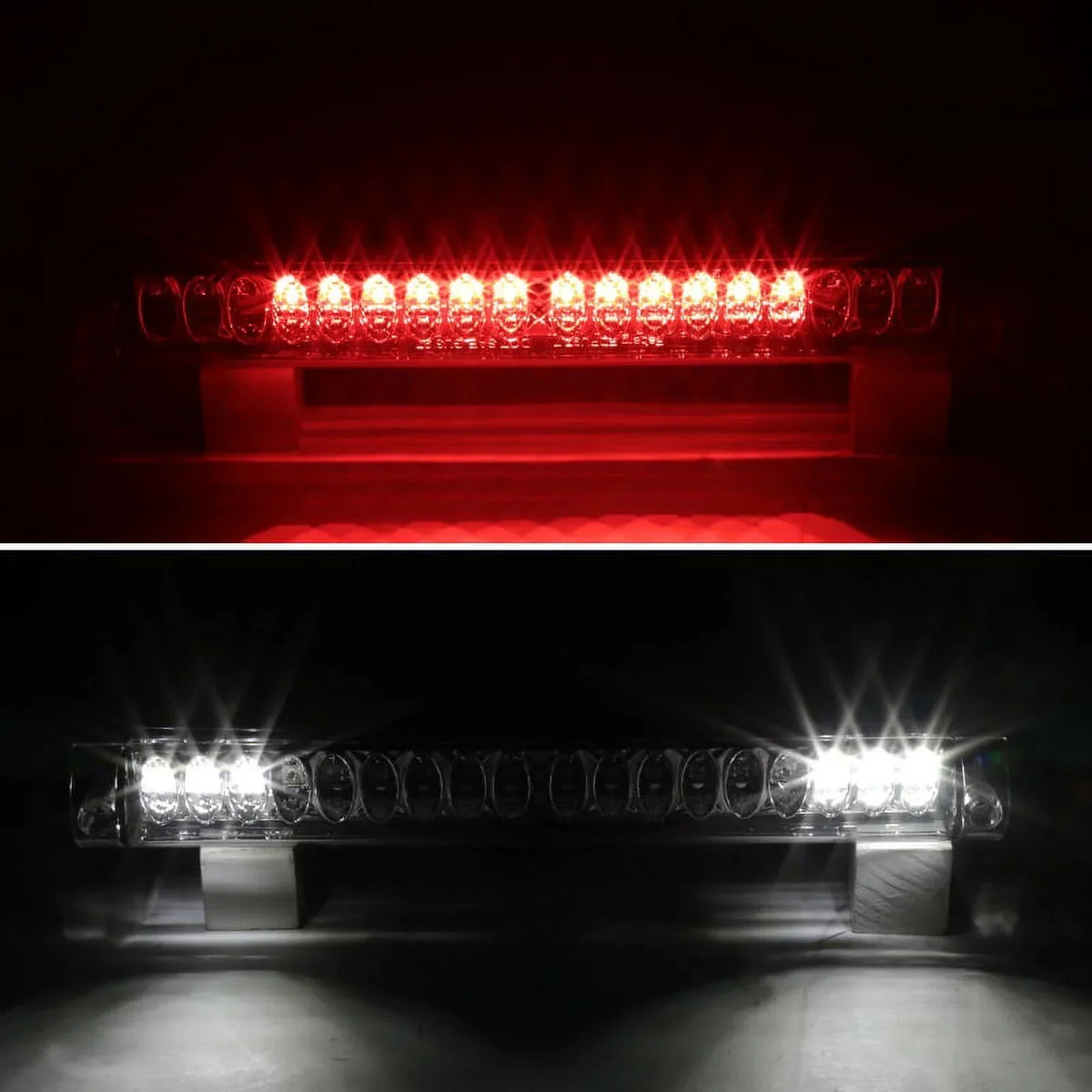 Spec-D Tuning Black LED Strip Projector Headlights With 6-LED Fog Lamps - Ford F150 Flareside 1997-2003, 04 Heritage