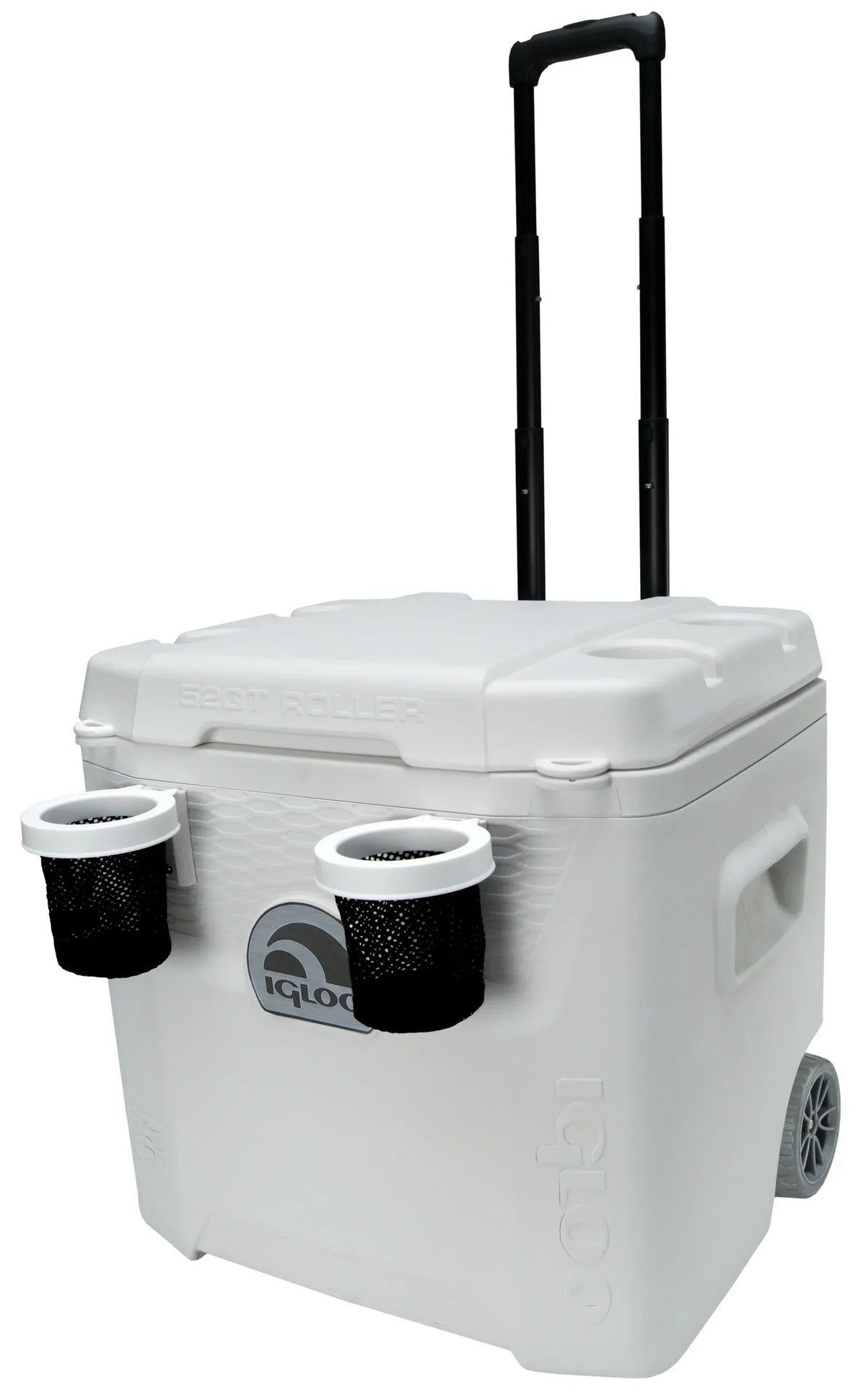 Igloo 52 QT 5-Day Marine Ice Chest Cooler With Wheels, White