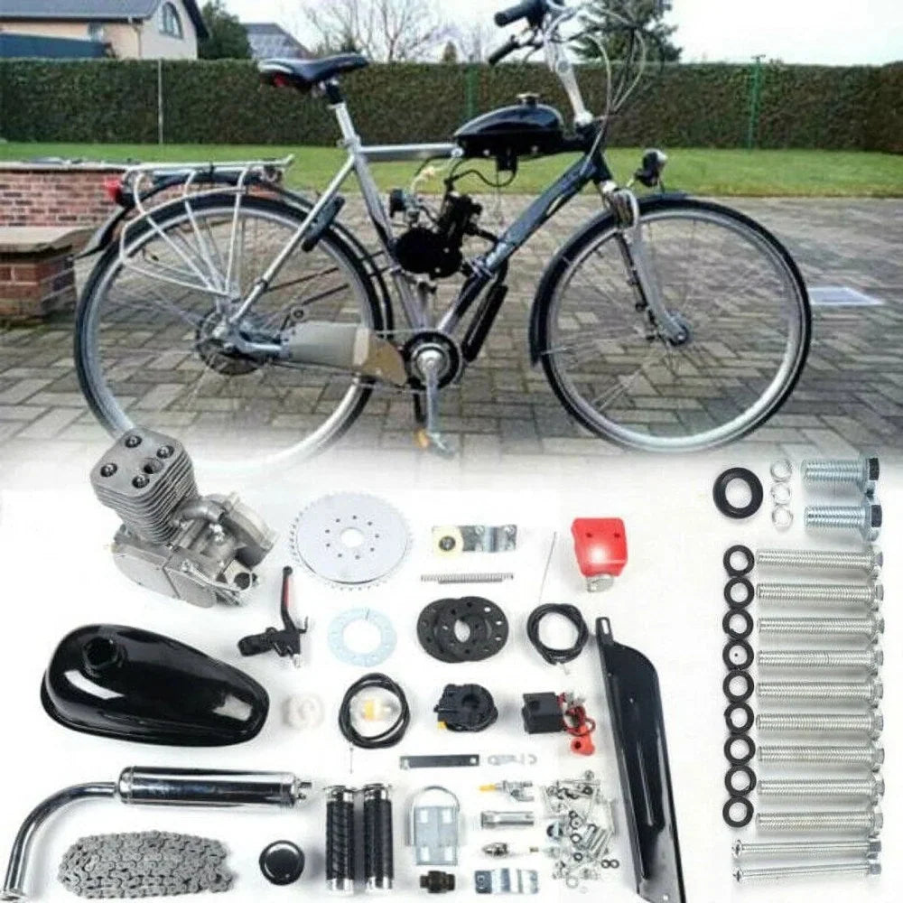 100cc Bicycle Gasoline Engine Kit 2 Stroke Air-Cooling CDI Ignition