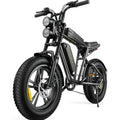 AKEZ Retro Style 1000W Electric Bike, 28 Mph, 94 Mile Range, 20 x 4.0 inch Fat Tires, 7-Speed