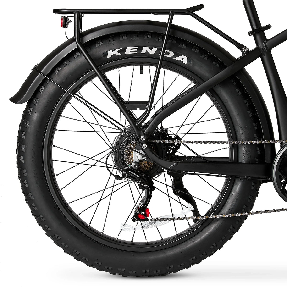 Ozark Trail Electric Fat Tire Bike, 26in, 48V, Class 2, Black, Fits Riders 5ft 2in - 6ft 1in - M.3 Ranger+