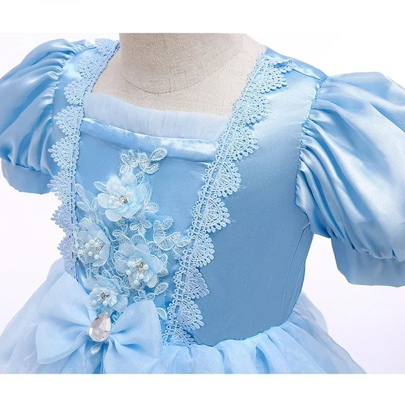 Halloween Costumes Girls Princess Dress Lace Party Gown