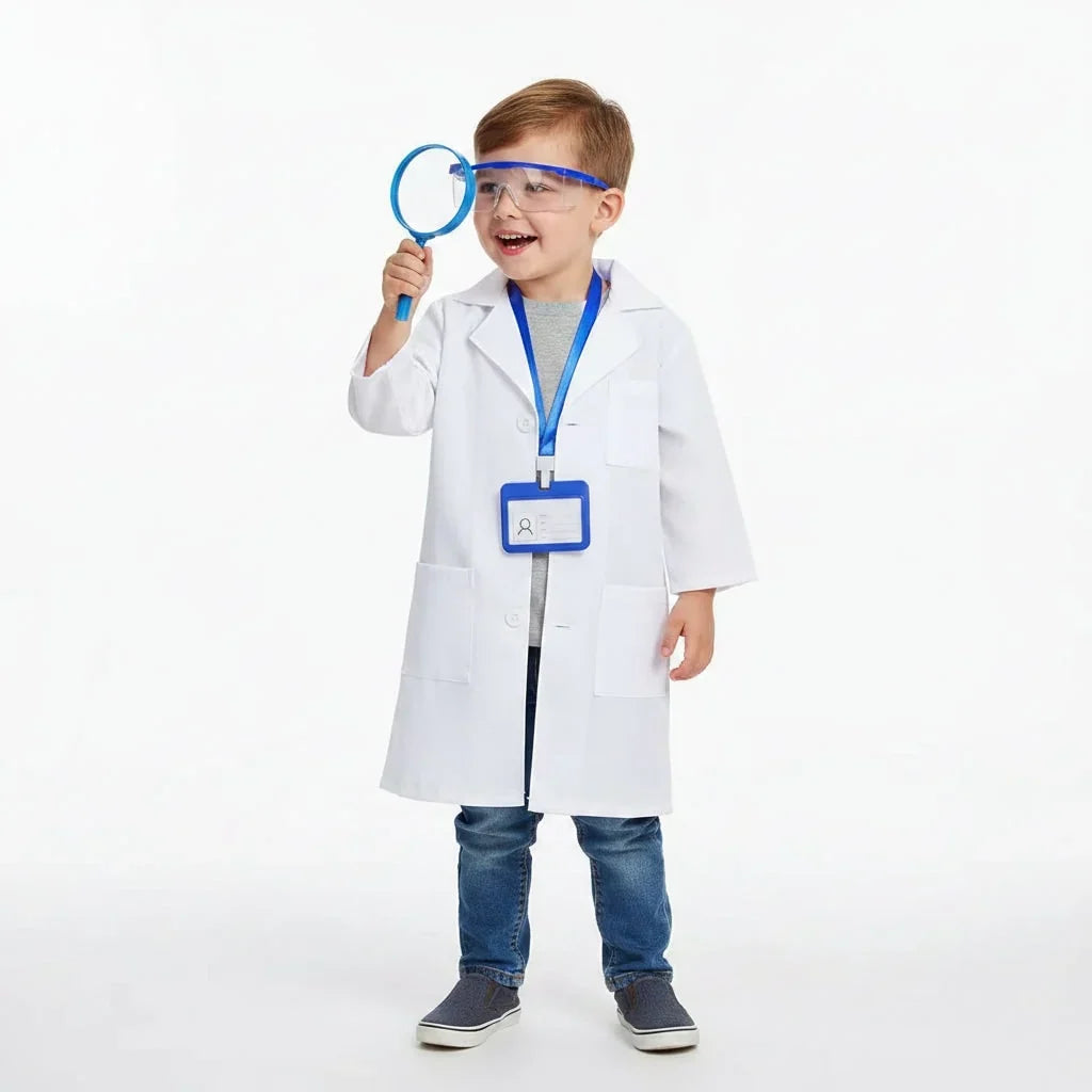 Halloween Costumes Kids Doctor Lab Coat Set