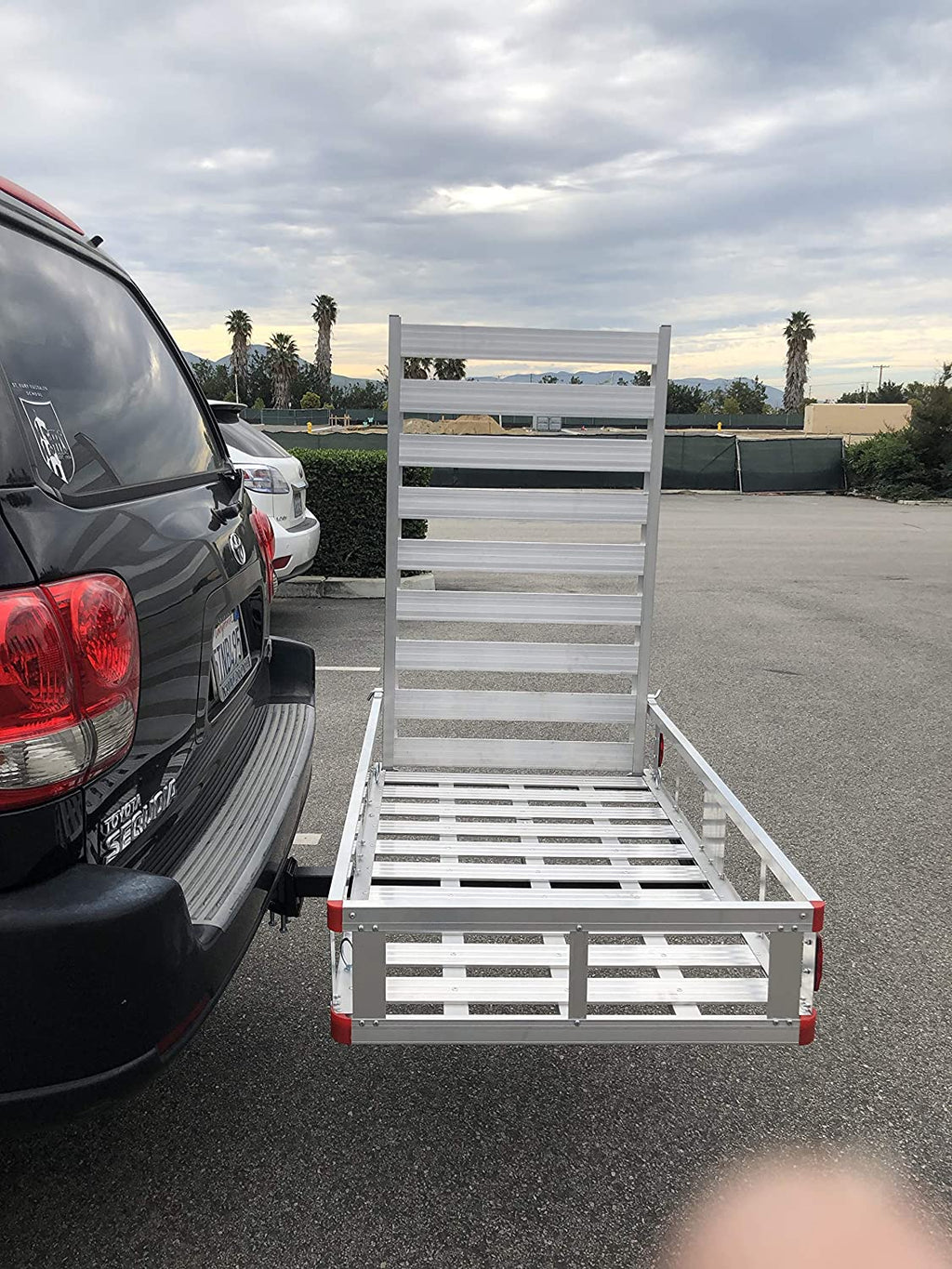 Aluminum Hitch Mount Cargo Carrier With 47 in Long Ramp, 1 Pack - 80779