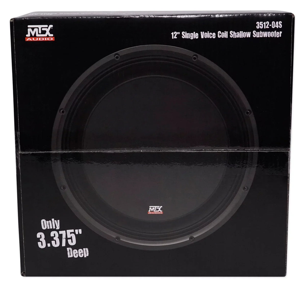 MTX Dual 12 in Subwoofers With Sub Box Enclosure Fits 2022-2023 Toyota Tundra Crew Max
