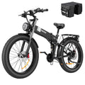 Electric Bike For Adults, 750W Motor, 48V 20Ah Removable Battery, 26 Fat Tire, Folding, Shimano 21-Speed, UL2849