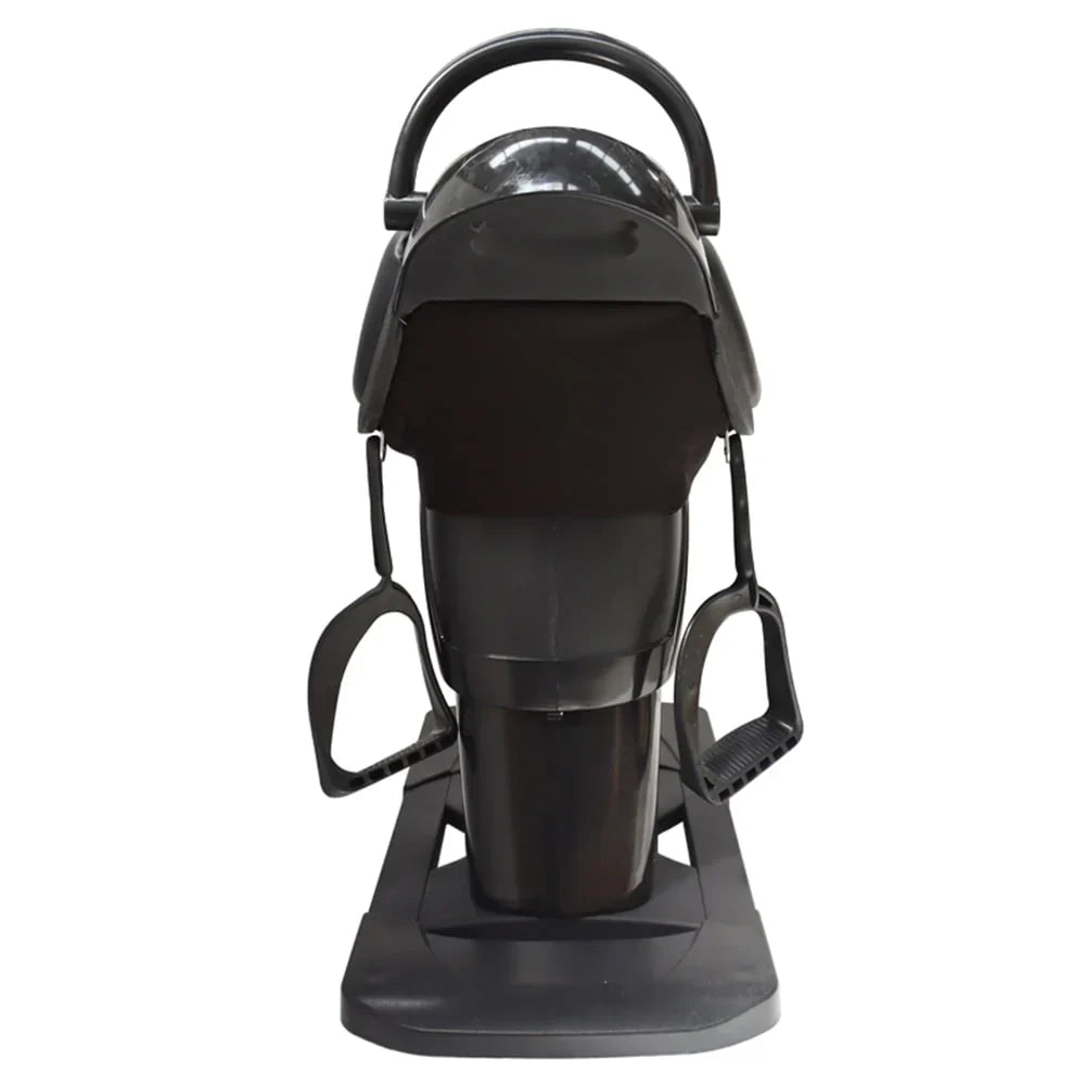 EQCOTWEA Electric Horse Riding Machine, 200w, 4 Modes, Black