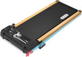 Ecotronic Indoor Electric Walking Pad With Natural Wood Finish, 2.25HP Motor, LED Display, Remote Control And Incline
