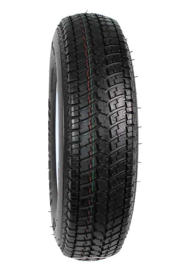 2-Pack Trailer Tires On Rims ST205/75D15 Load Range C 5-Lug White Spoke 15 inch