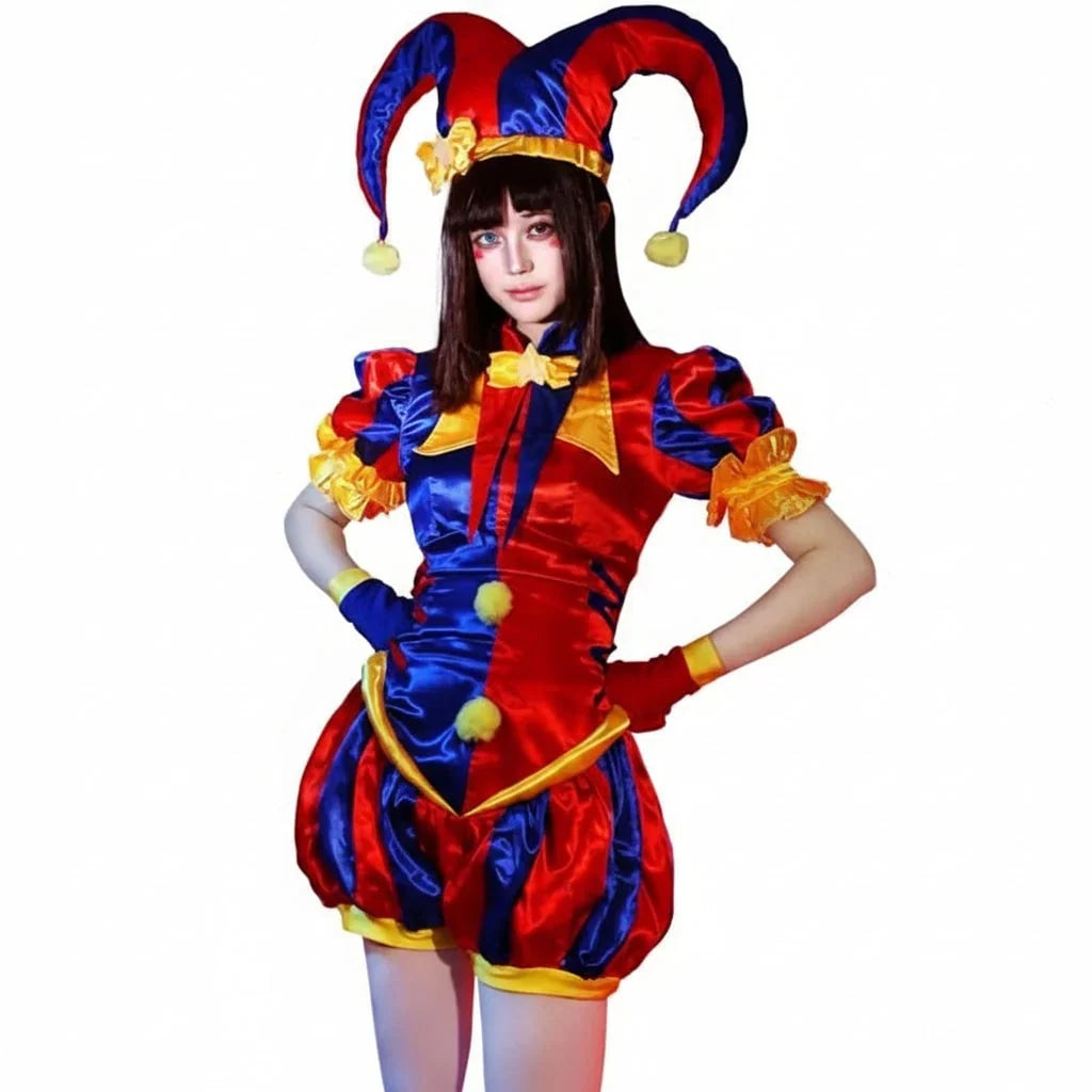 Halloween Costumes Womens Jester Party Outfit