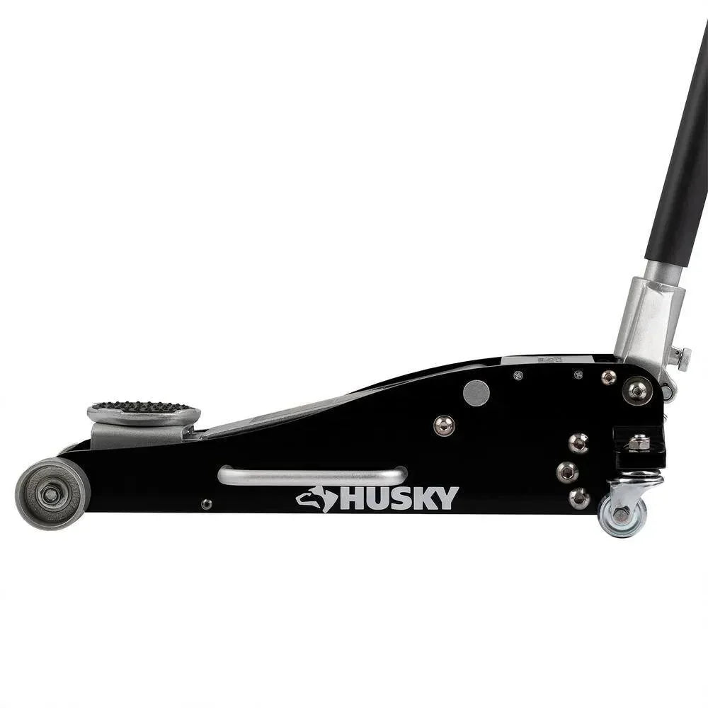 Husky 3-Ton Aluminum and Steel Car Jack, 4 in. to 18-1/2 - HPL4751