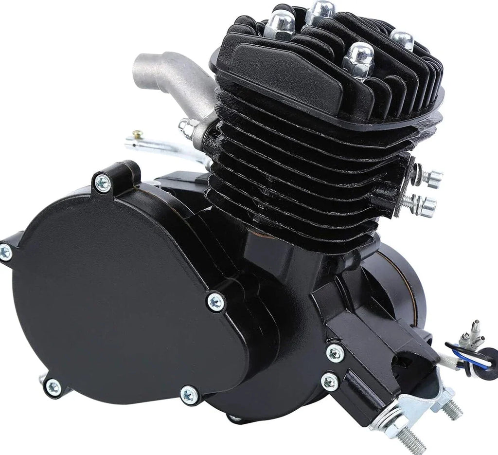 Sange 50cc 2-Stroke Petrol Motor Conversion Kit For 26 Inch And 28 Inch Bikes - Black, Air-Cooled
