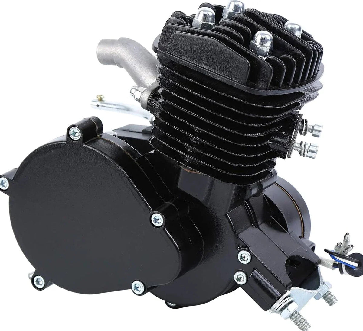 Sange 50cc 2-Stroke Petrol Motor Conversion Kit For 26 Inch And 28 Inch Bikes - Black, Air-Cooled