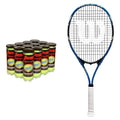 Wilson Tour Slam Lite Tennis Racket Bundle With Penn Tennis Balls 36-Pack