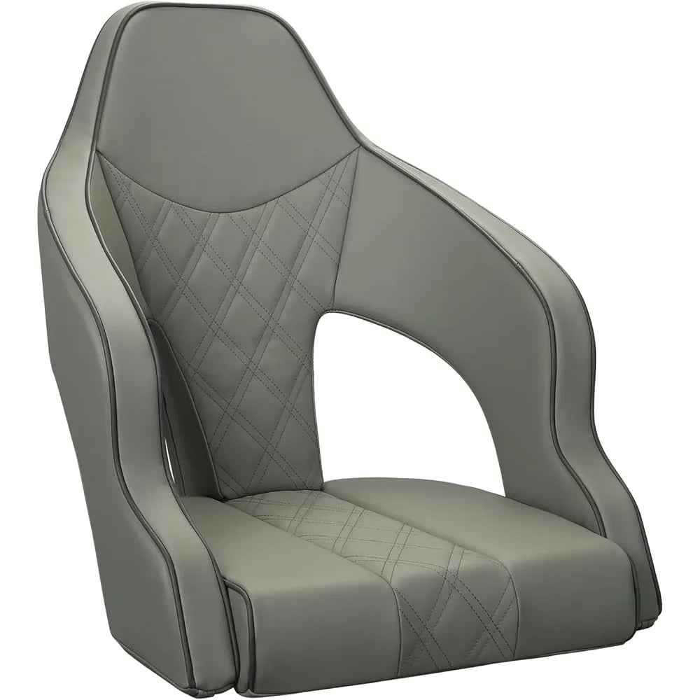 Deluxe Pro High-Back Boat Seat Pontoon Captain Chair