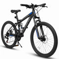 27.5 Inch Full Suspension Mountain Bike With Front And Rear Dual Shock Absorbers, Mechanical Disc Brakes, 21-Speed - A2760
