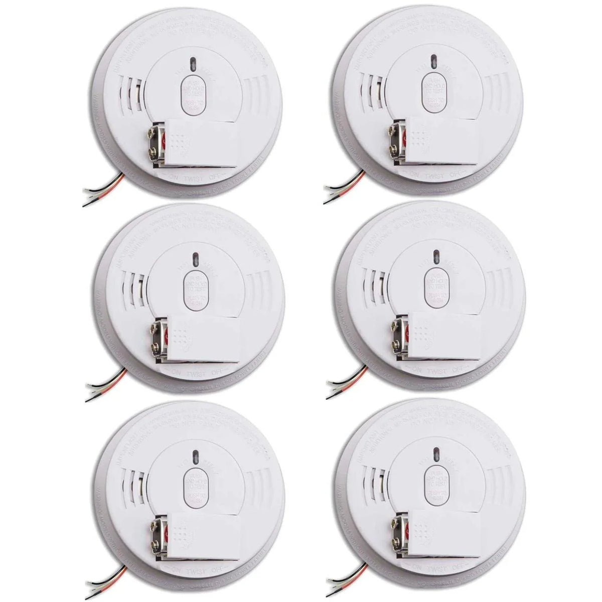 Kidde Hardwired Ionization Smoke Alarm With 9V Battery Backup - i12060