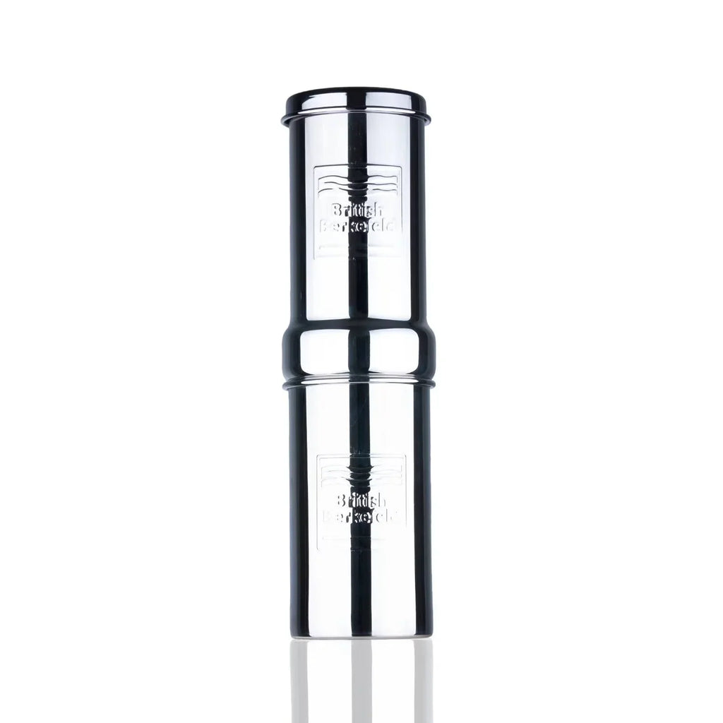 British Berkefeld Gravity Water Filter System 1 Liter Stainless Steel With 1 Ultra Sterasyl Cartridge - Baron