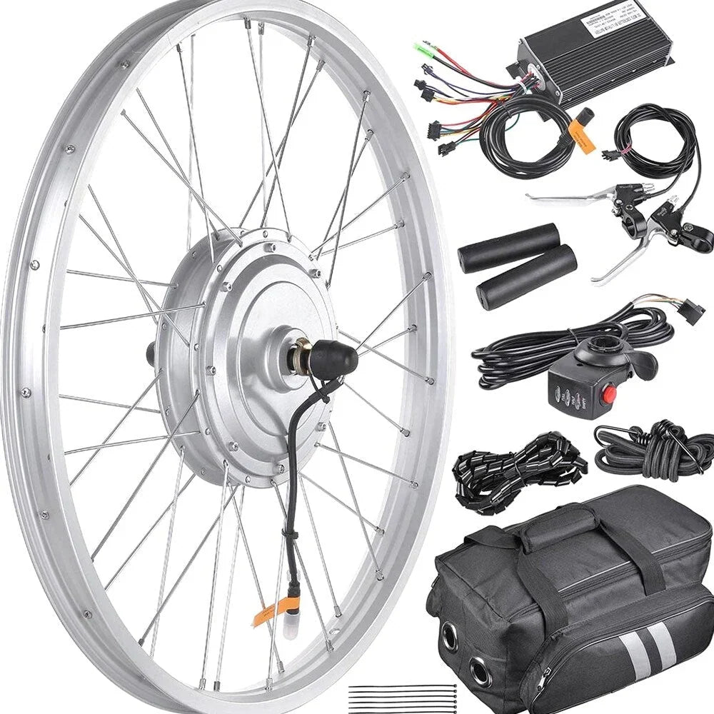 24 Inch 36V 750W Front E-Bike Hub Motor Conversion Kit