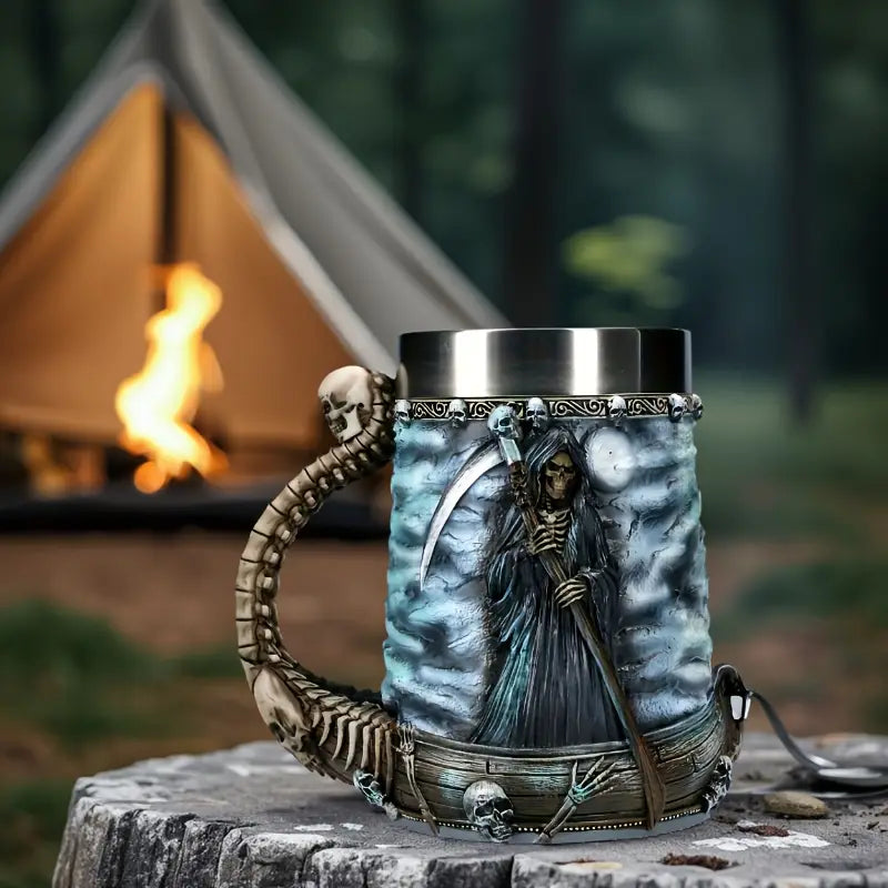 The AfterSip™ - Skull Mug