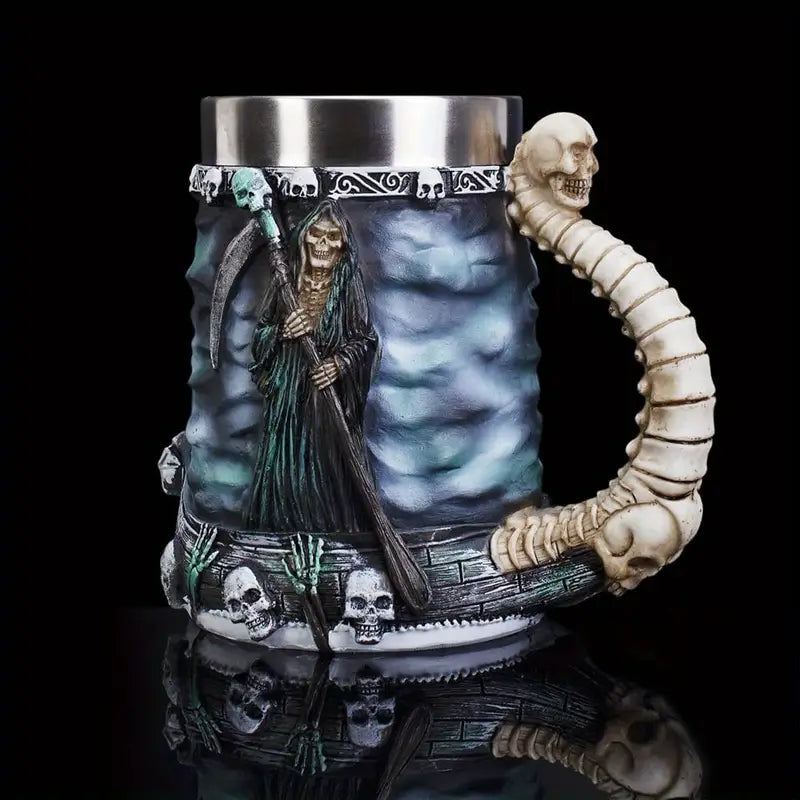 The AfterSip™ - Skull Mug