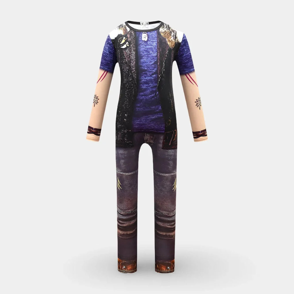 Halloween Costume Kids Zombie Jumpsuit Party Outfit
