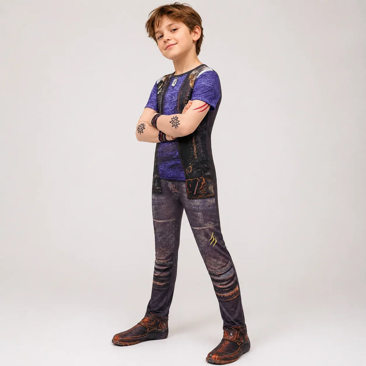 Halloween Costume Kids Zombie Jumpsuit Party Outfit