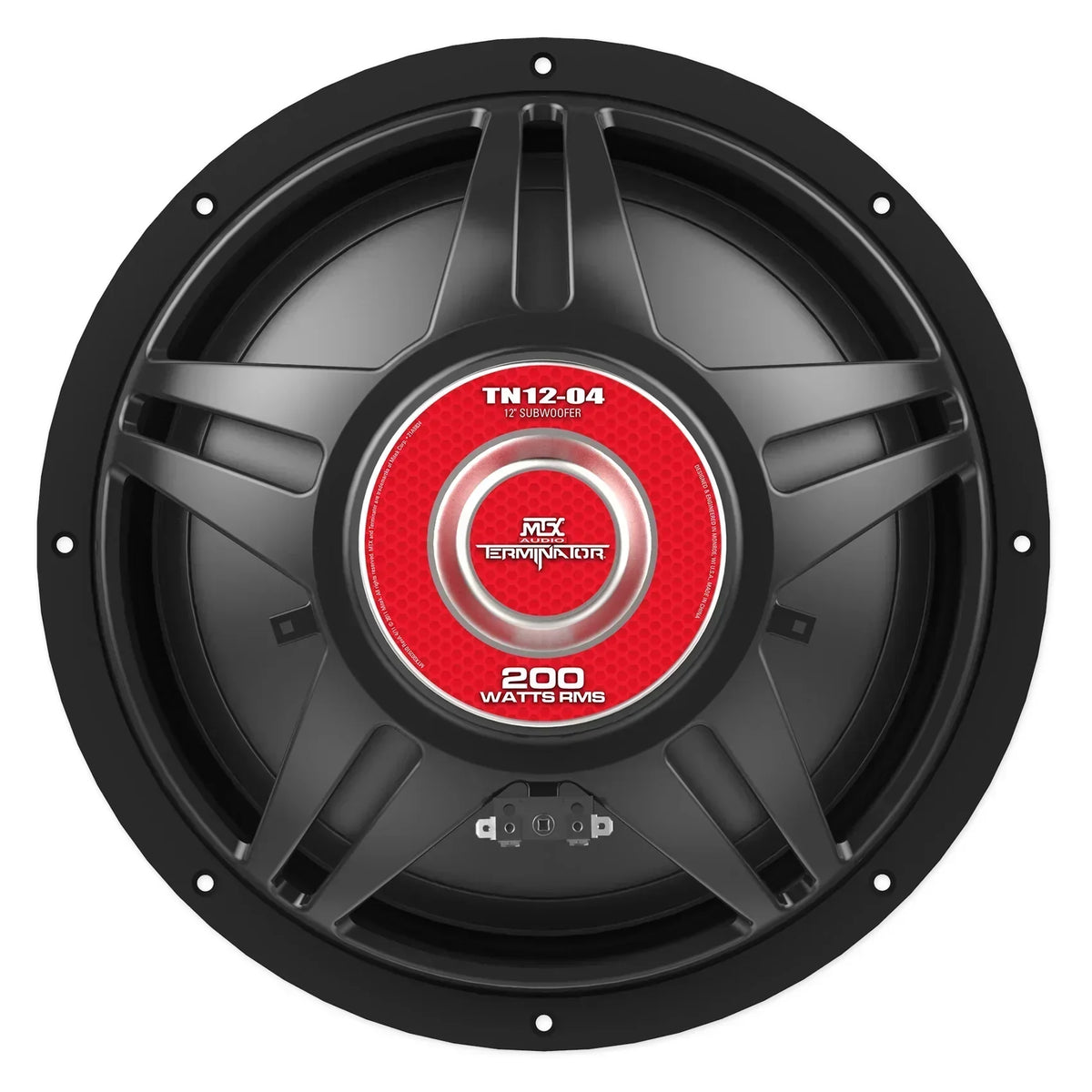 MTX Audio Terminator 12 in 800 Watt 4 Ohm Car Subwoofers - TN12-04