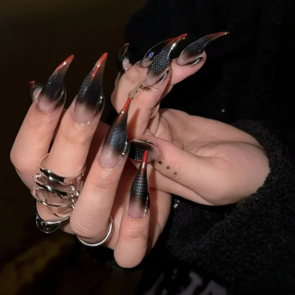 Halloween Accessories Halloween Nails Reusable Press-On Nails
