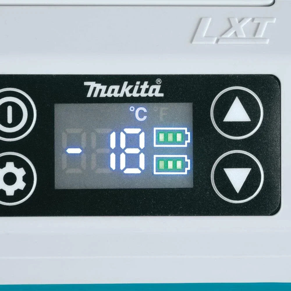 Makita 18V X2 LXT 20 L (21 qt) Cooler/Warmer, 12V/24V DC And AC - DCW180Z